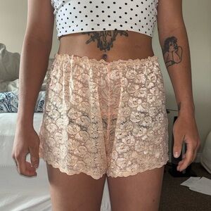 Lace shorts